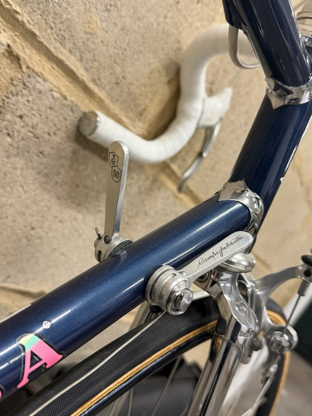 De Rosa Vintage Road Bike Campagnolo 50th Anniversary Groupset Size Medium - product photo 14 | Miclo Bikes