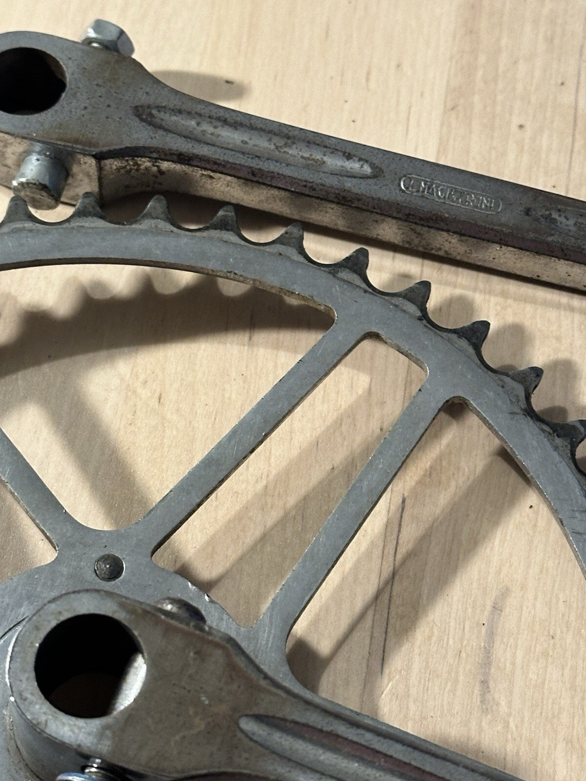 Rare Magistroni Crankset Road Track Vintage Cranks