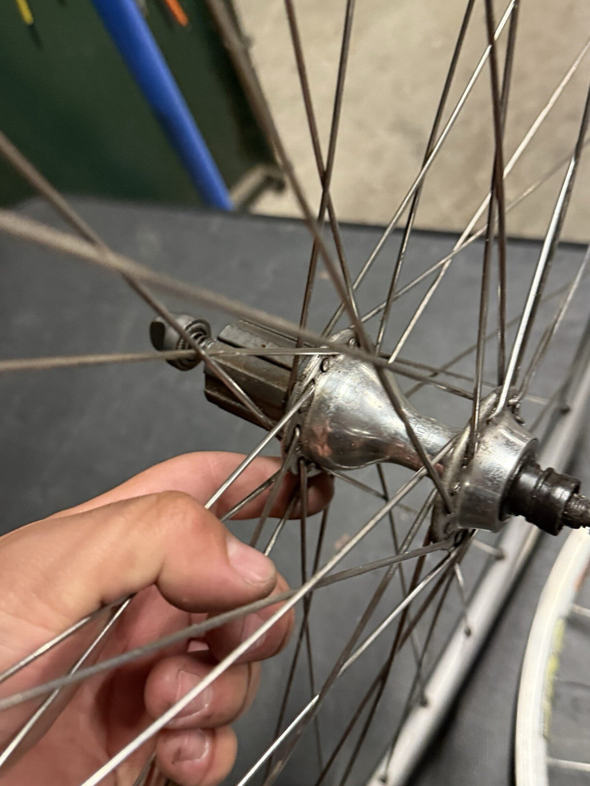 Vintage Campgnolo Clincher Wheelset Mavic Rims 8speed - view 3