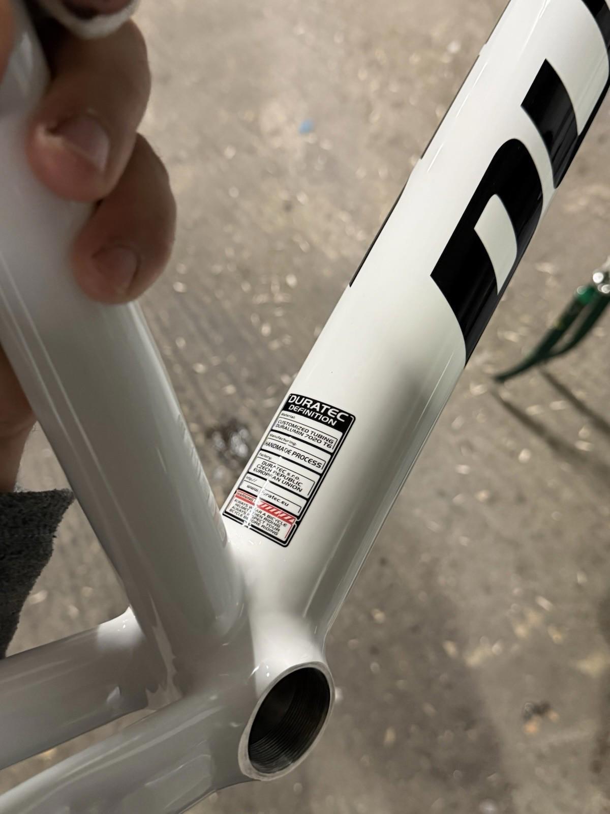 Duratec Magnetic T9 Track Aluminium Frameset Fixed Gear Size 56