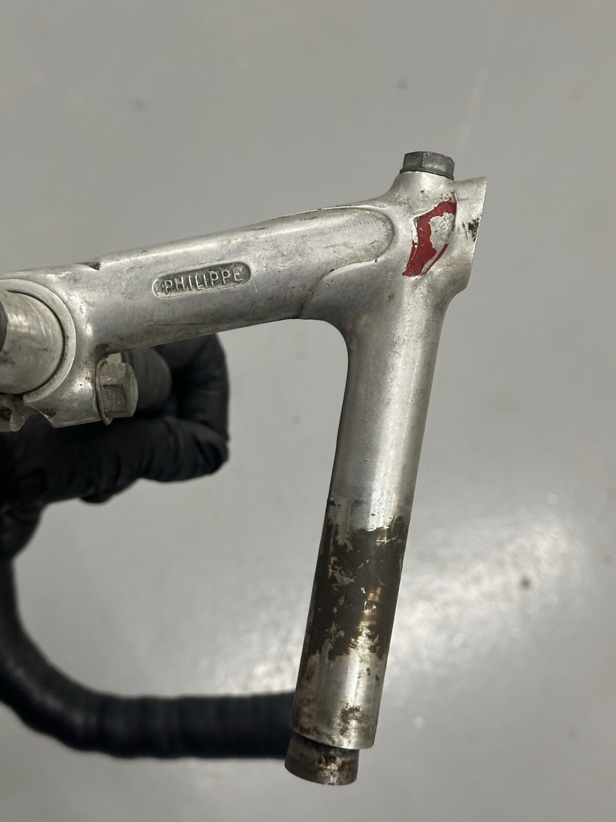 Rare Vintage Philipe Stem With Handlebars And Shimano 600 Brake Levers