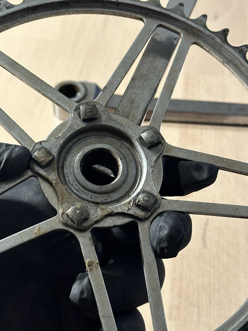 Rare Magistroni Crankset Road Track Vintage Cranks
