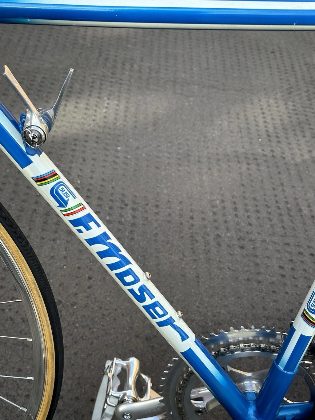 Rare F. Moser pursuit time trial campagnolo parts tt bike