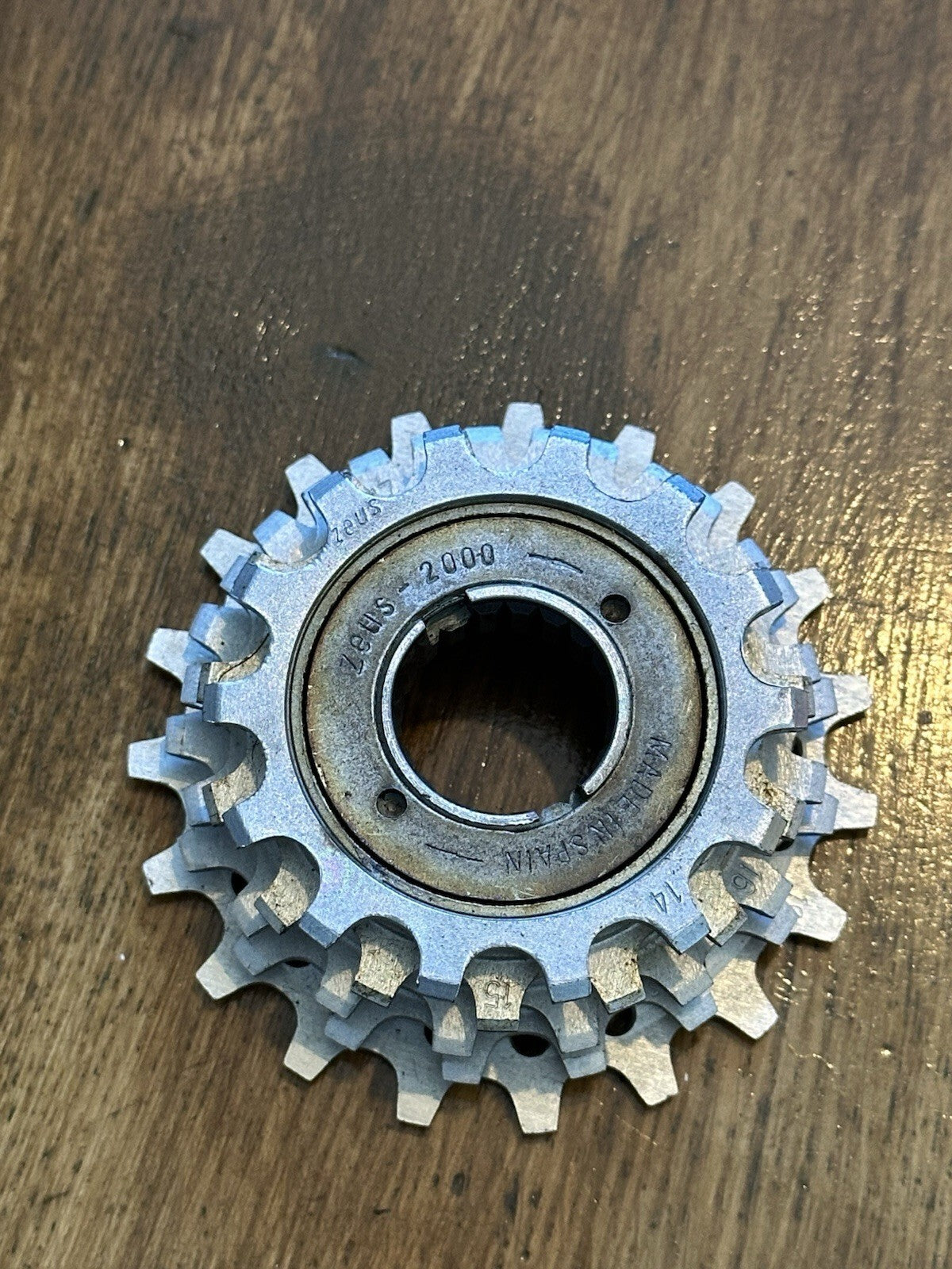 Rare Zeus 2000 5-speed vintage road bike cassette