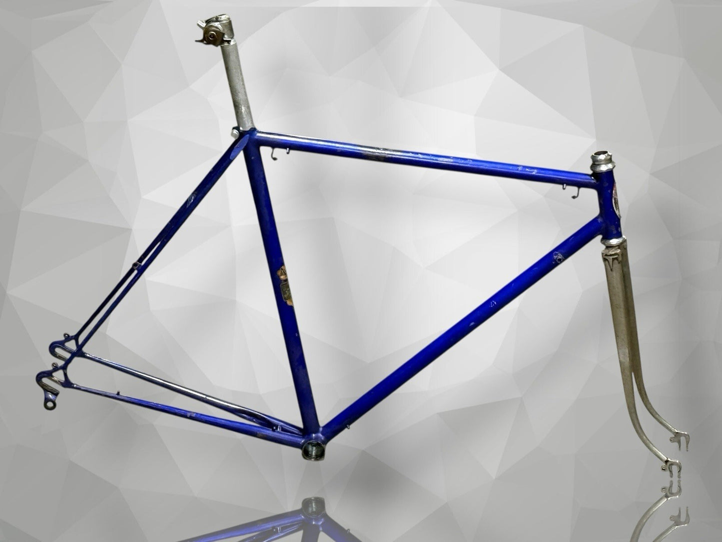 Classic Higgins Steel Road Frameset Rust On Forks Repainted  Size L