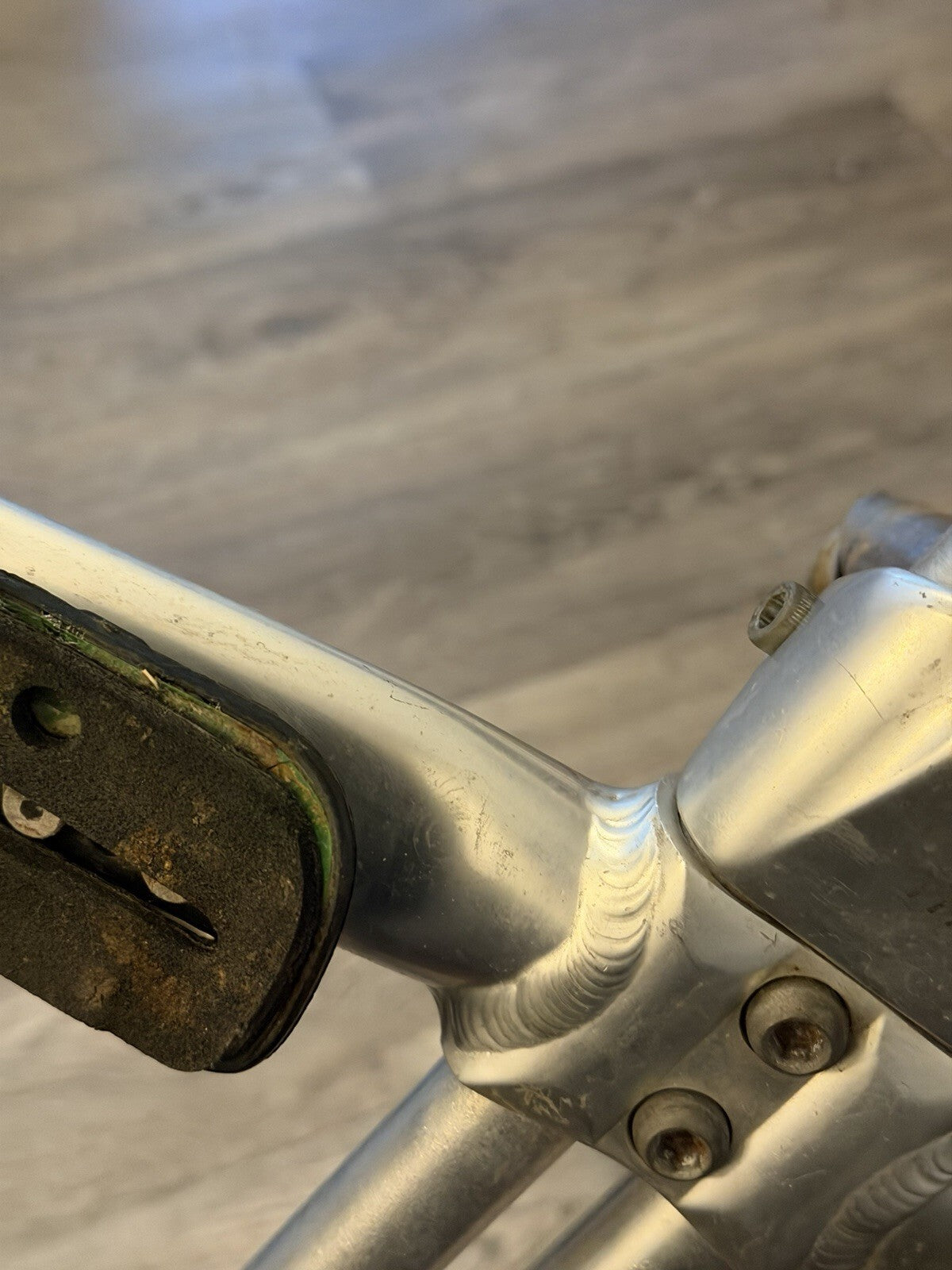 Rare Itm Dual Road Track Tt Handlebars Set