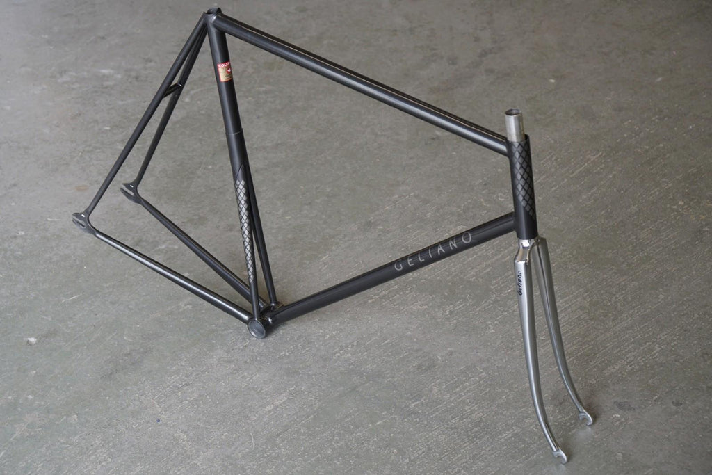 Rare Geliano Pista Columbus Tubing Split Seattube Track Custom Frameset