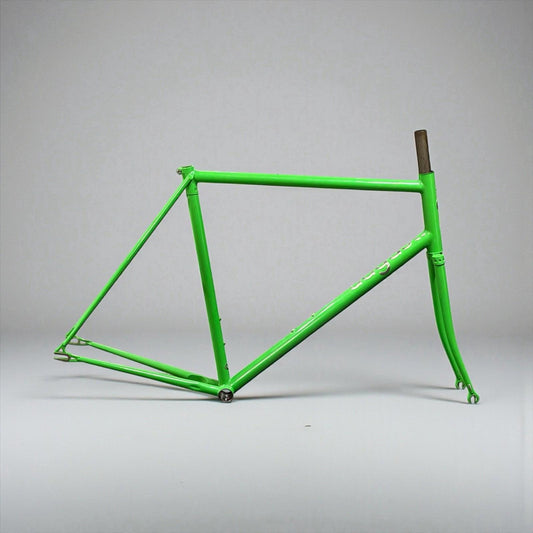 Custom Made August Cycles Columbus Track Frameset Fixed Gear 30mm Tires Size 57