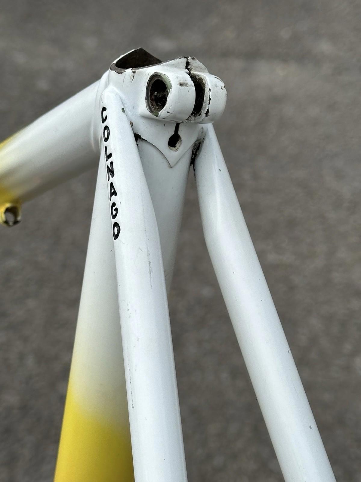 Rare Vintage Colnago Pursuit Tt 700/650c Cx Straight Forks Small Dent