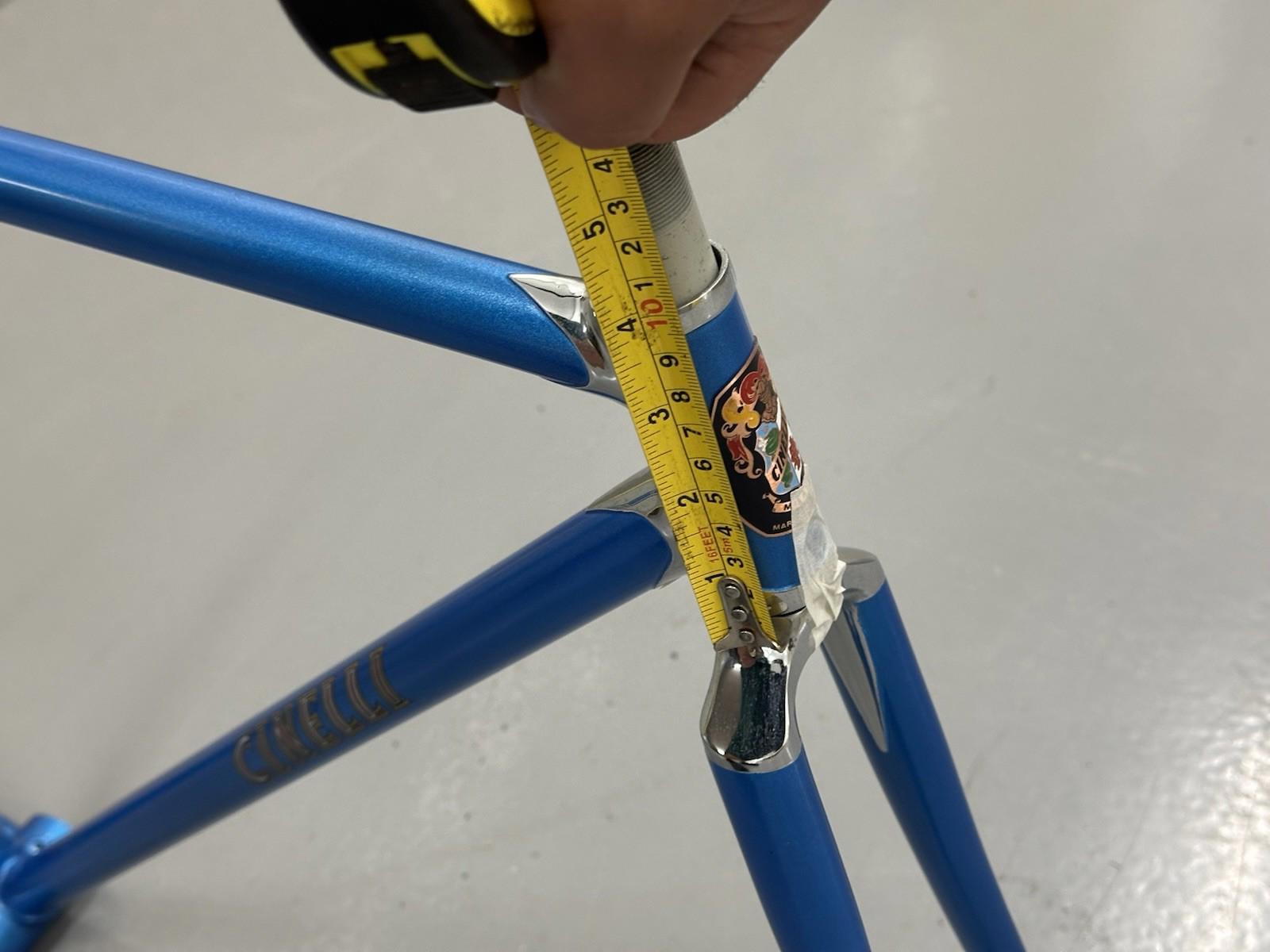 Cinelli Supercorsa Sc Road Vintage Frameset Restored Size 52