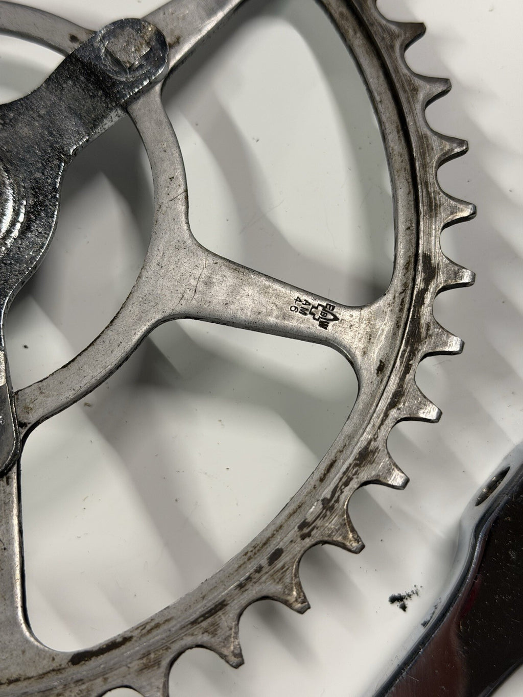 Vintage Bike Crankset Single Chainring