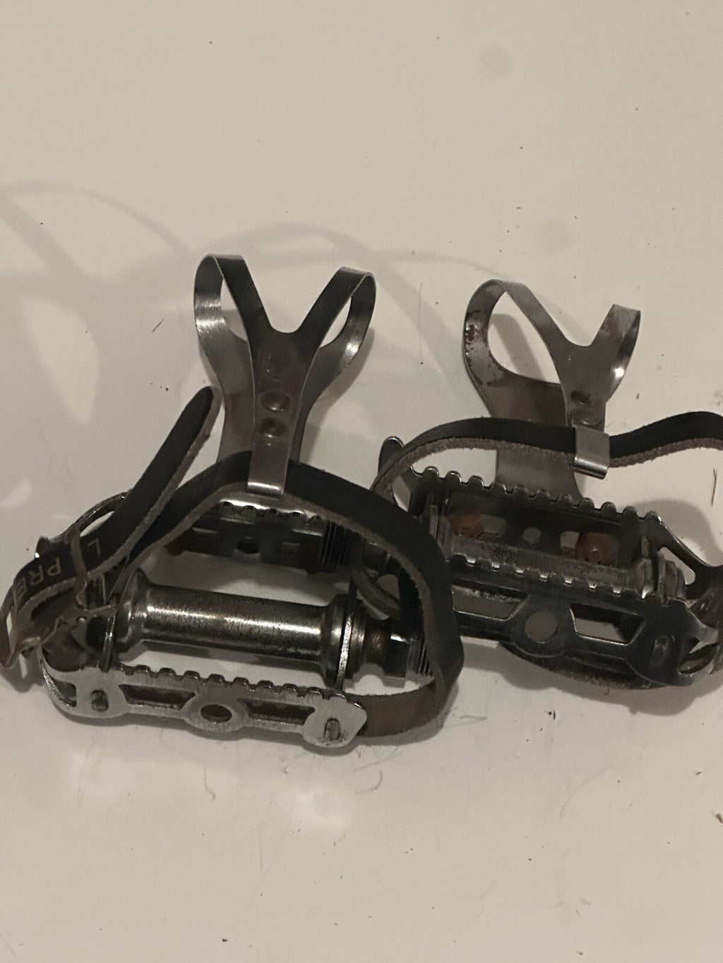 Vintage Bike Pedals And Cages Tour De France - product photo | Miclo Bikes