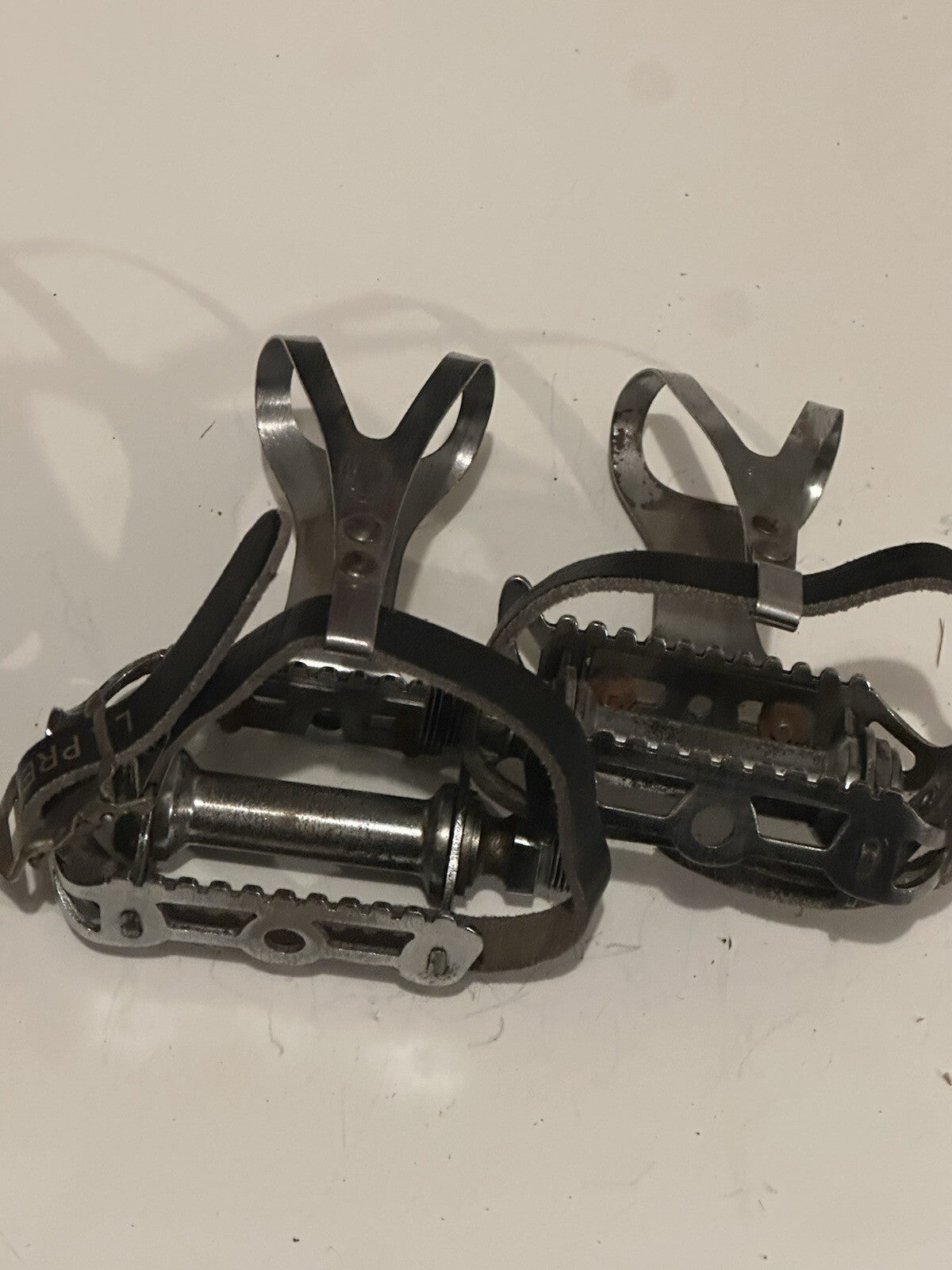 Vintage Bike Pedals And Cages Tour De France - product photo | Miclo Bikes