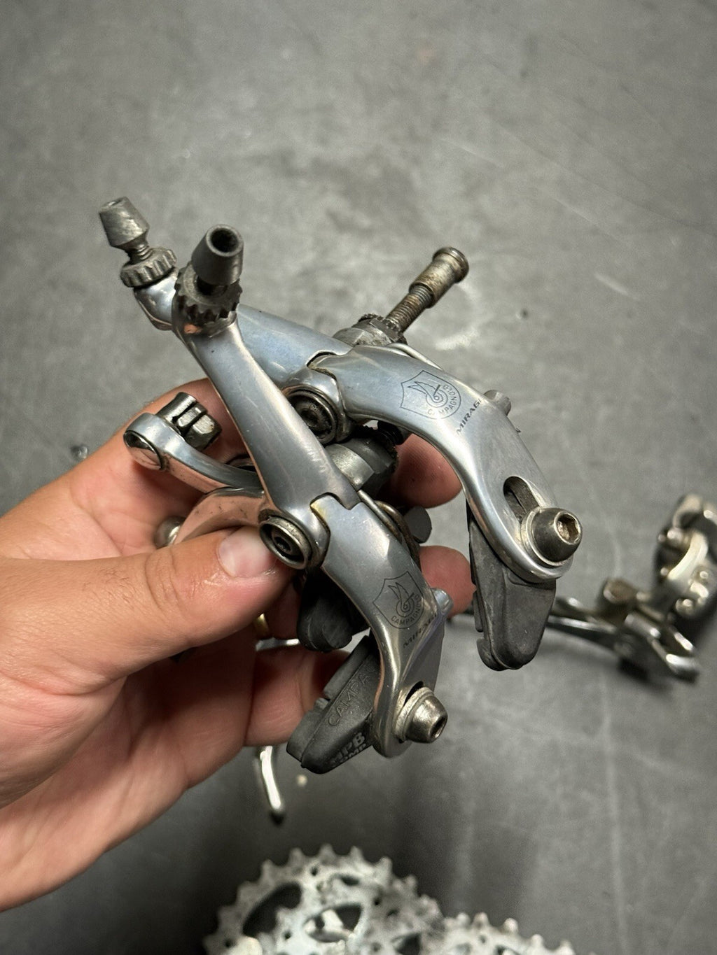 Campagnolo Mirage Groupset Shifter Front Derailleur And Brakes - product photo 7 | Miclo Bikes