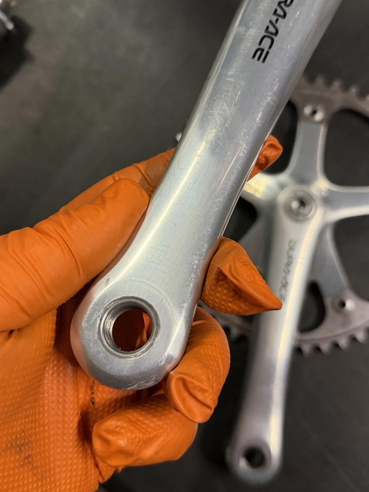 Dura Ace 7710 Track Crankser Fixed Gear 165mm 48t 144bcd