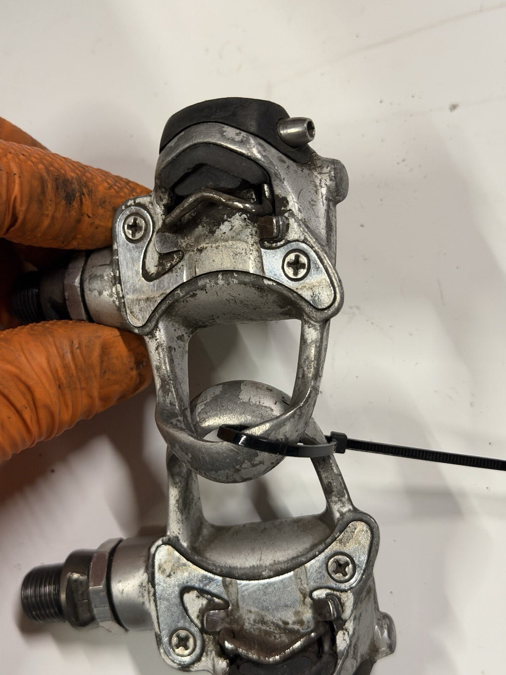 Retro Campagnolo Record Titanium Road Pedals
