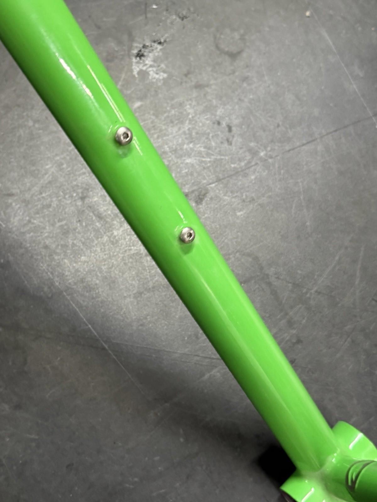 Custom Made August Cycles Columbus Track Frameset Fixed Gear 30mm Tires Size 57