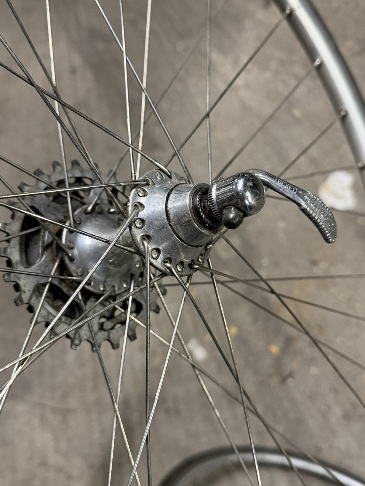 Campagnolo Road Clincher Wheelset Vintage Mavic Rims 700c 6 Speed Cassette - view 3