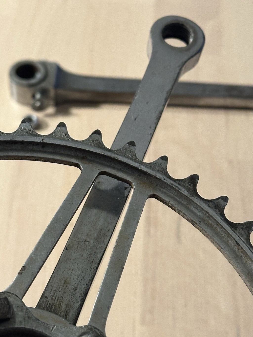 Rare Magistroni Crankset Road Track Vintage Cranks