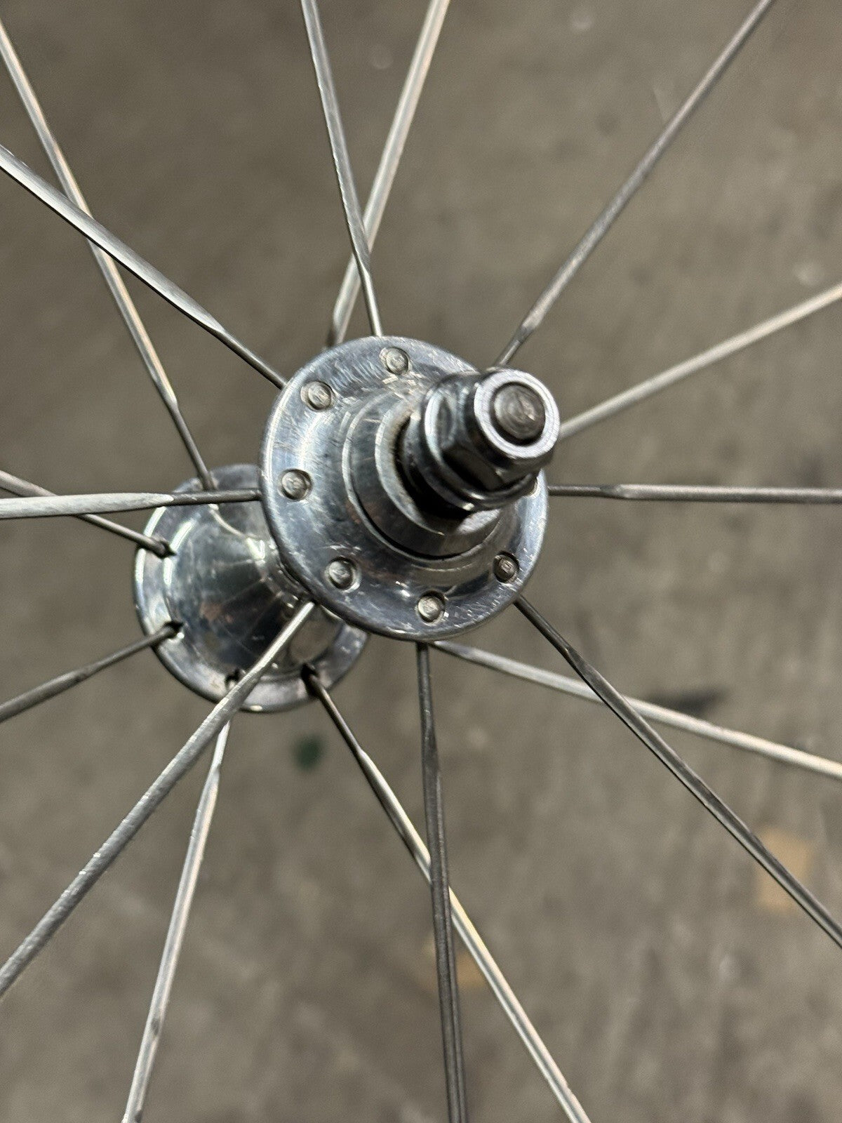 Rare Campagnolo Shamal Front Wheel 1st Gen Pista 650c Tubular