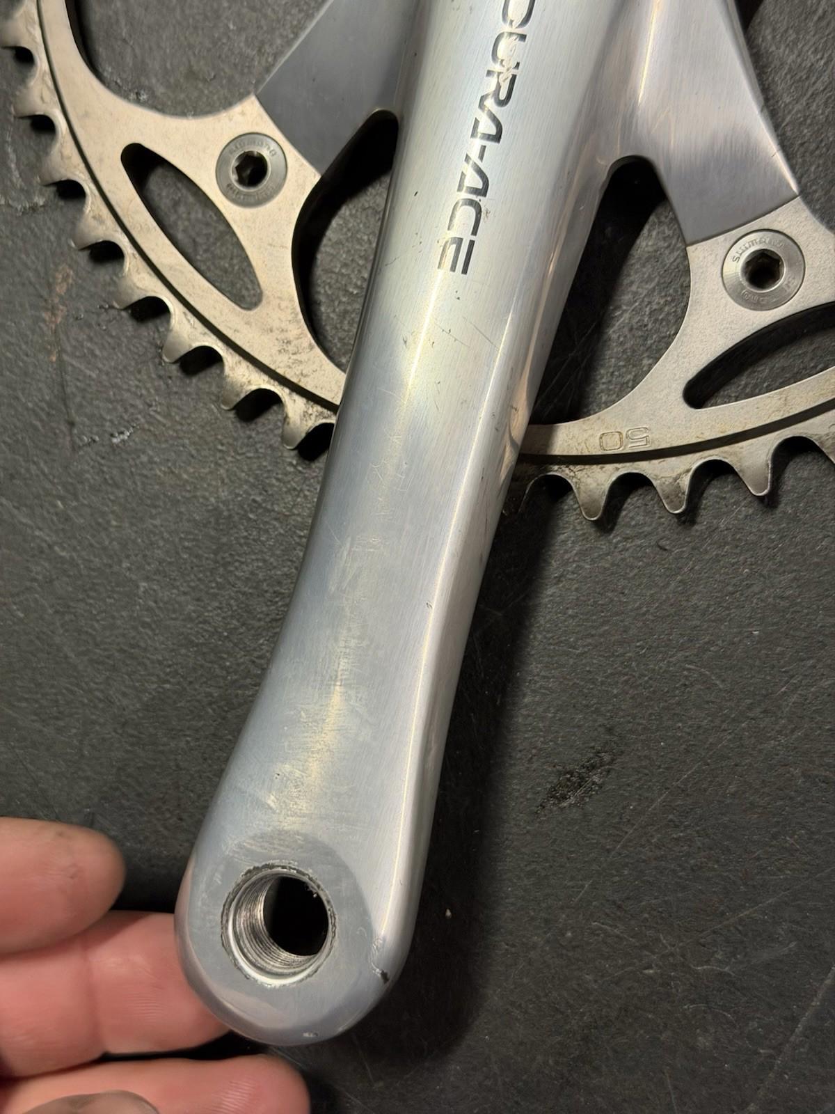 Dura Ace 7710 Track Crankset 170mm Bsa Bb 50t 144bcd