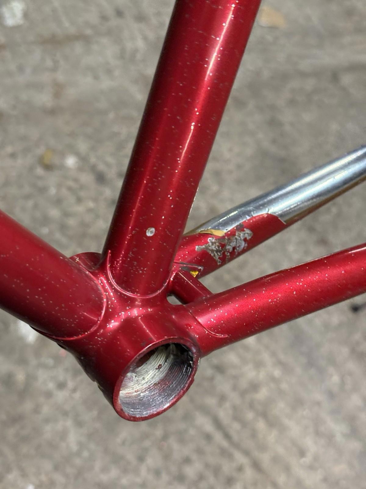 Rare Njs Nagasawa Frameset Fixed Gear Keirin Track Frame Size m