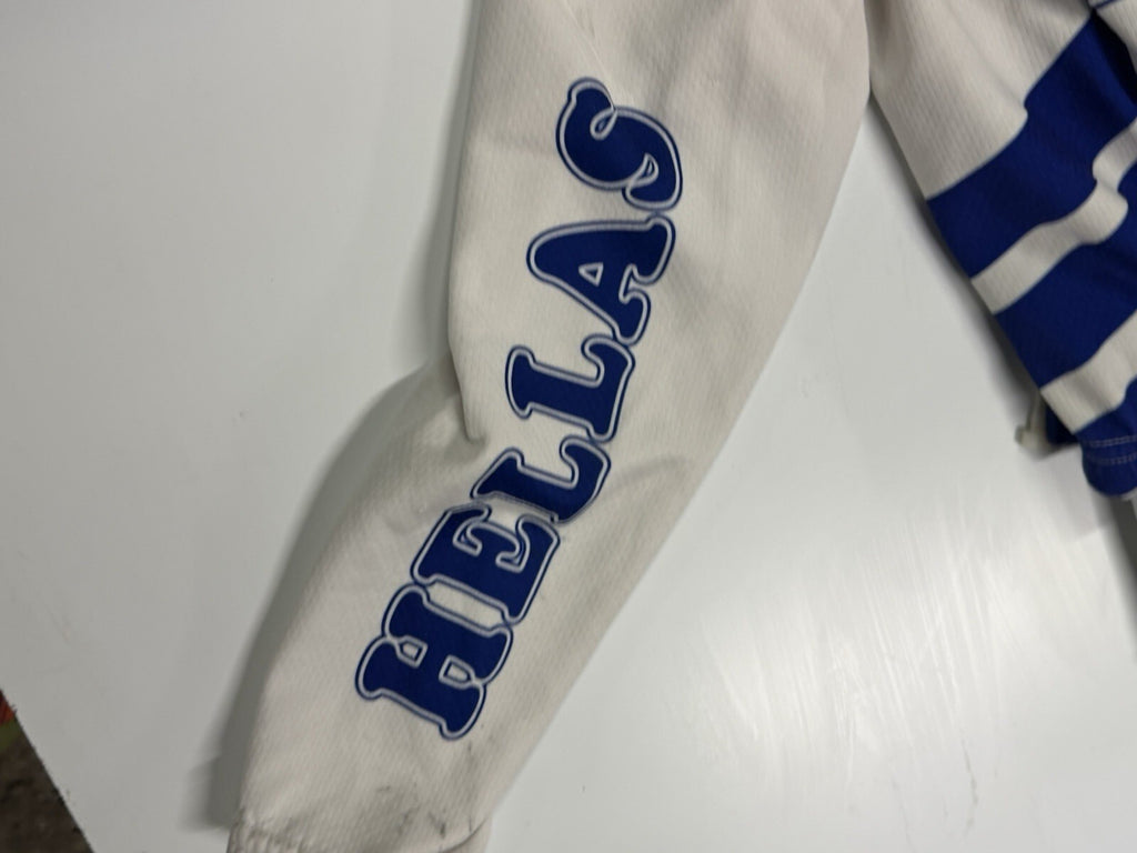 Hellas Greek Cycling Jersey Need Repair Zipp Used