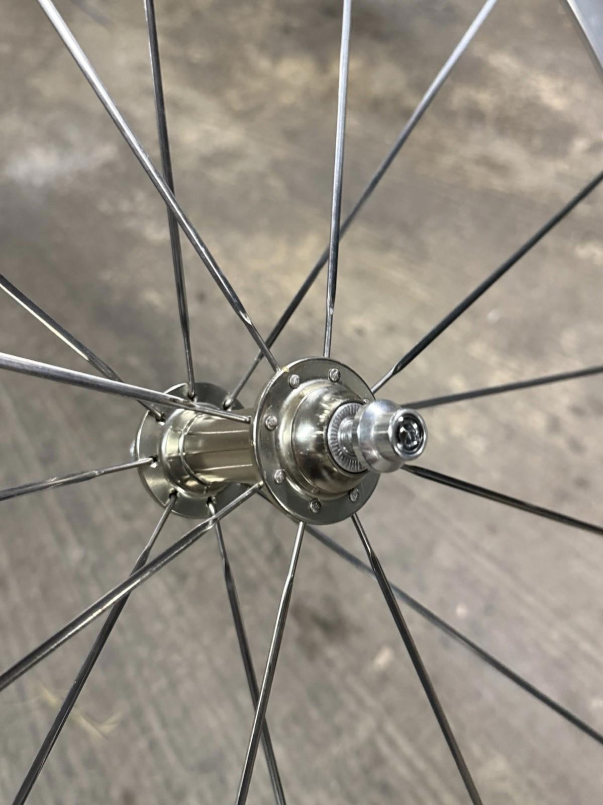 Gipiemme Tecno 416 Tubular Wheelset Fixed Gear Track Phil Wood Rear Hub