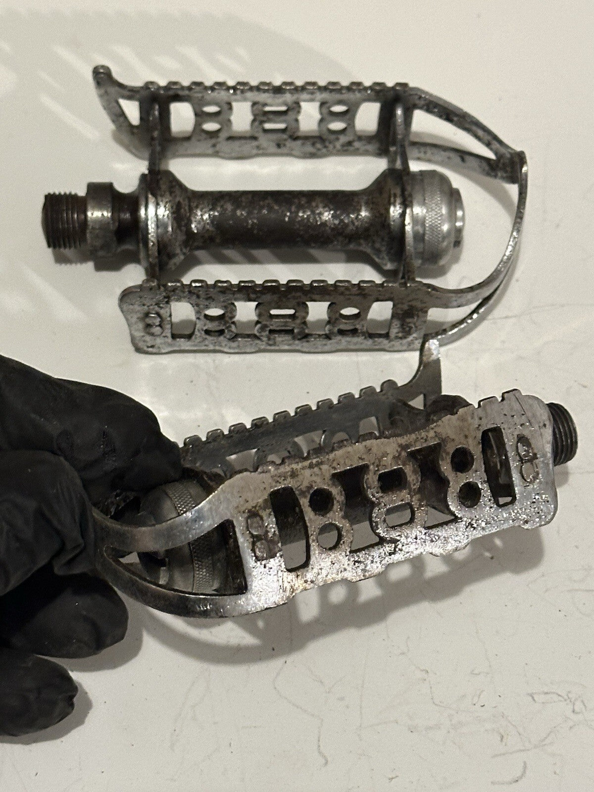Vintage Bike Pedals Brampton B8 Vintage Quil Road Pedals