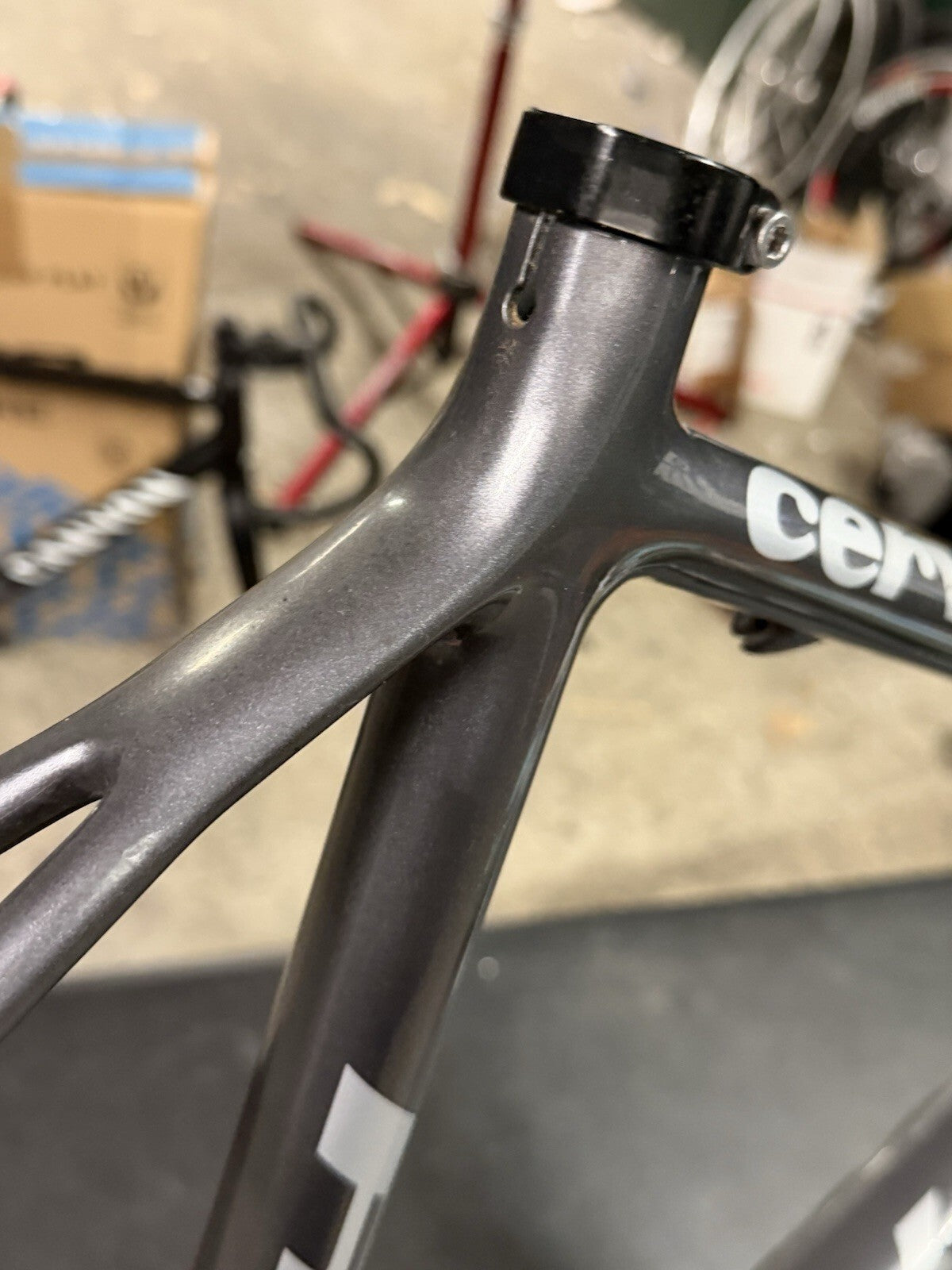 Cervelo R3 Carbon Road Frameset 55.5cm TT Well Used Check Pics