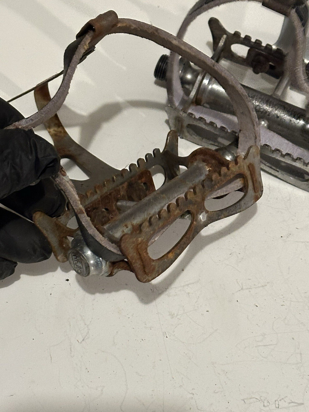 Vintage Bicycle Pedals And Cges