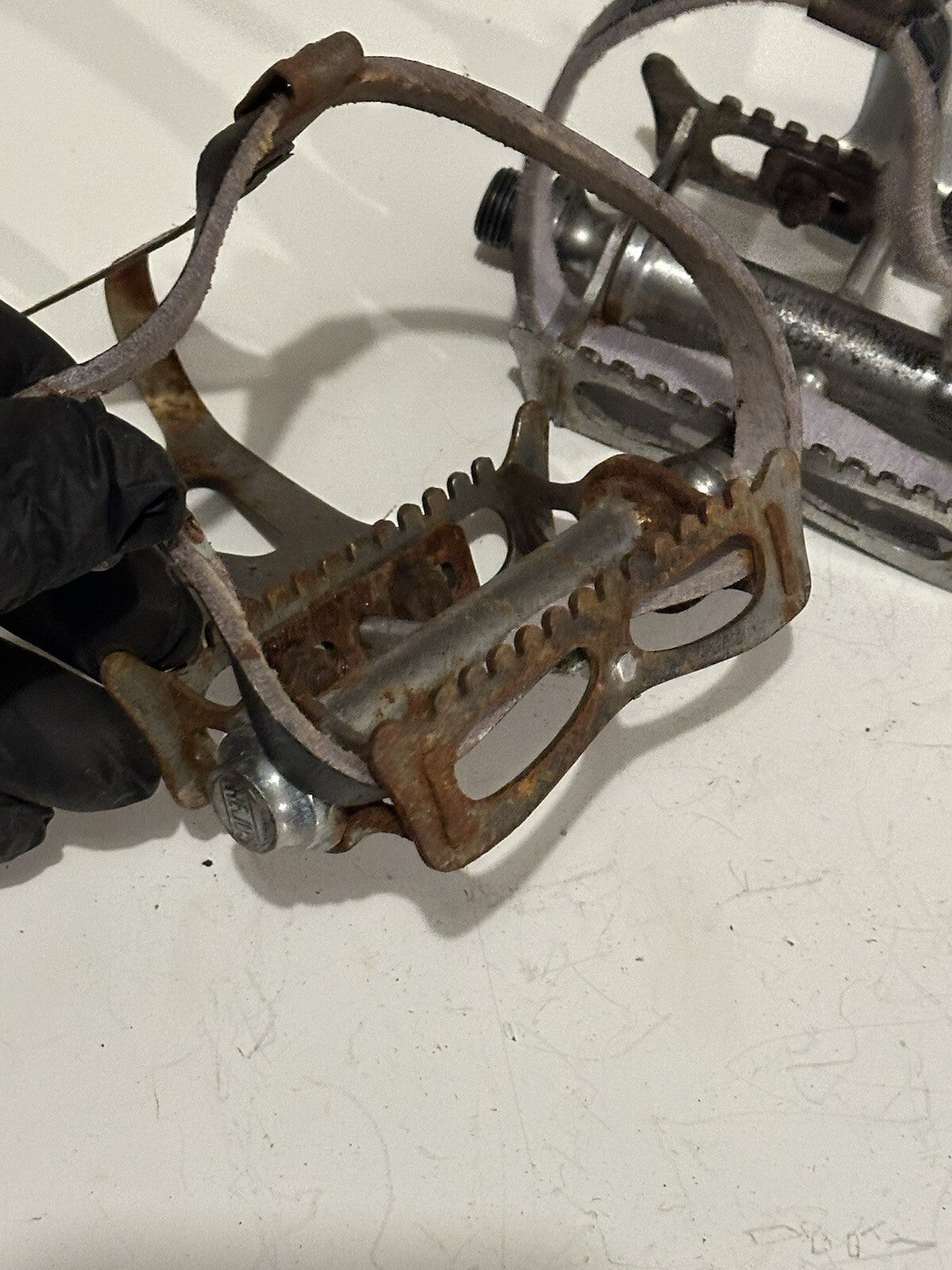 Vintage Bicycle Pedals And Cges