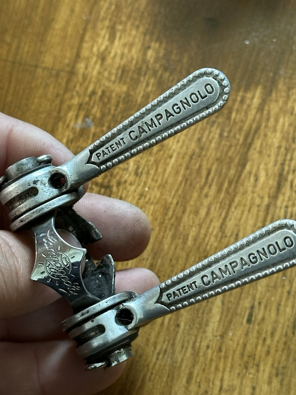 Vintage Campagnolo Clamp On Shifters Levers - view 6
