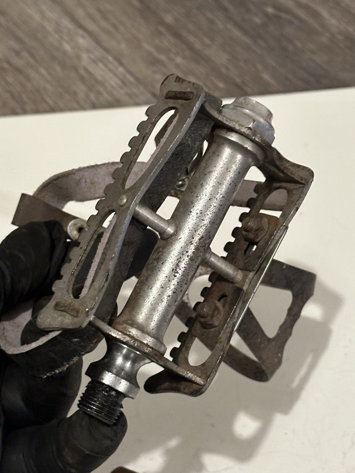 Vintage Bicycle Pedals And Cges