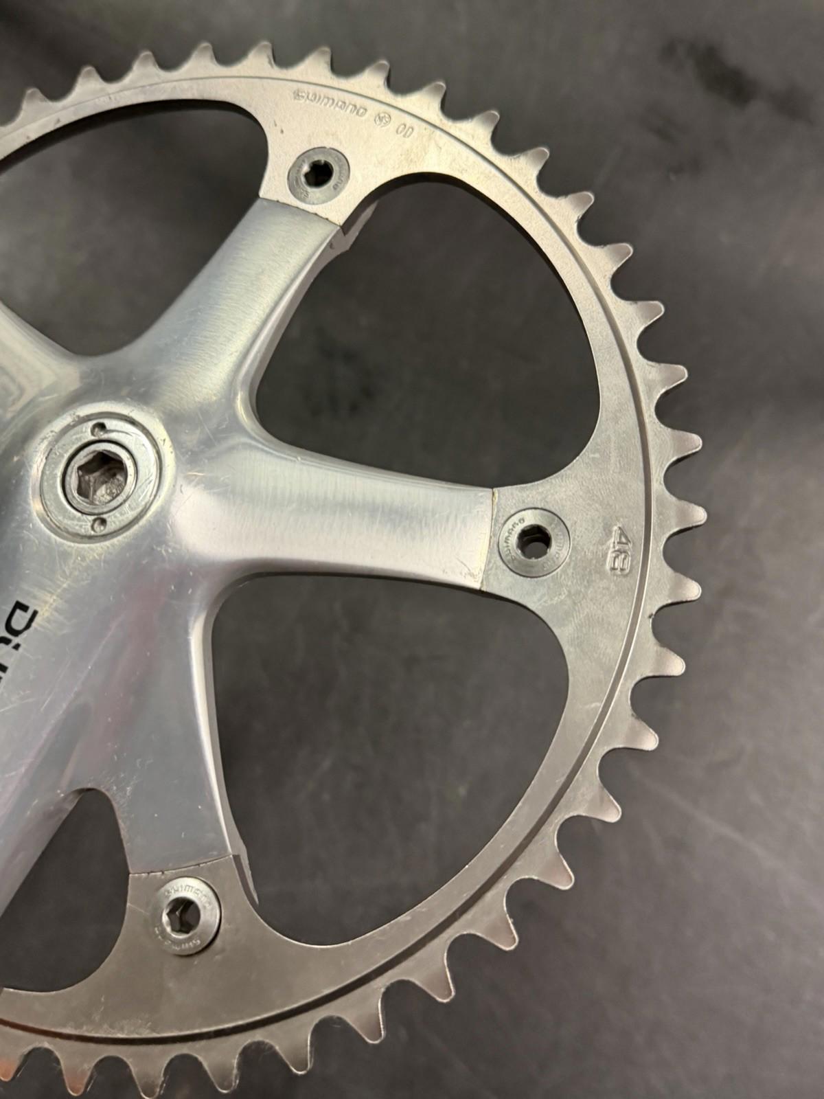 Dura Ace 7710 Track Crankser Fixed Gear 165mm 48t 144bcd