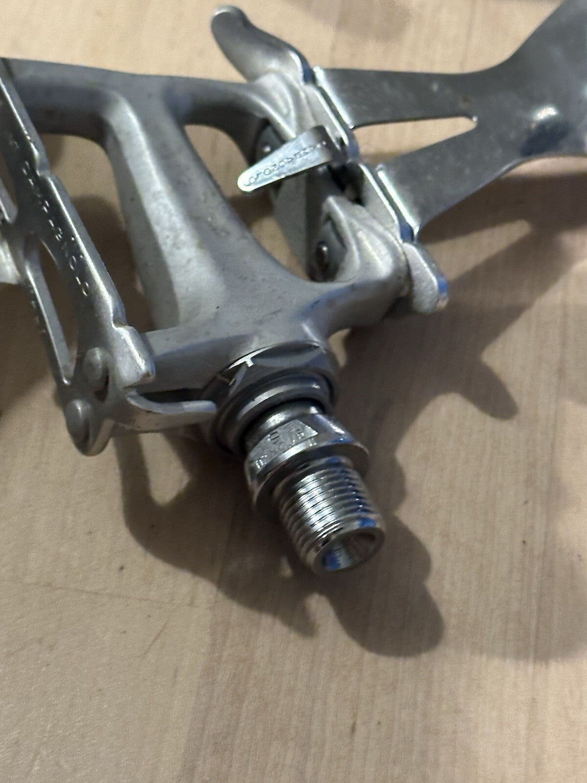 Vintage Rare Campagnolo Bike Pedals And Cages Size M Toe Clips - product photo 13 | Miclo Bikes