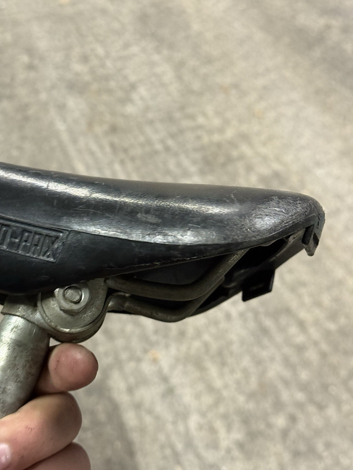 Vintage Gran Prix Bike Saddle 25.6 Seatpost