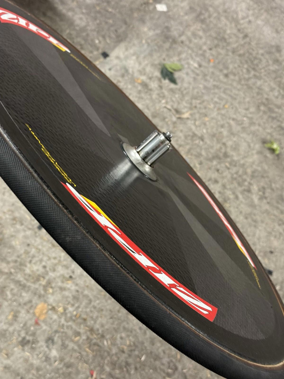 Zipp Rear Road Disc Wheel Tubular Can Be Converted To Track With Correct Axle