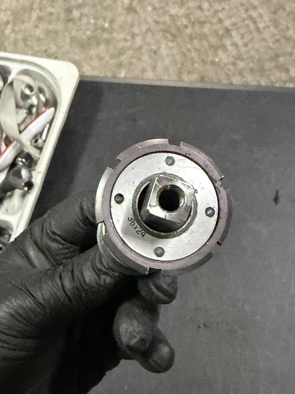 S Vintage Italian Ita Bottom Bracket Bb Missing Lock Ring