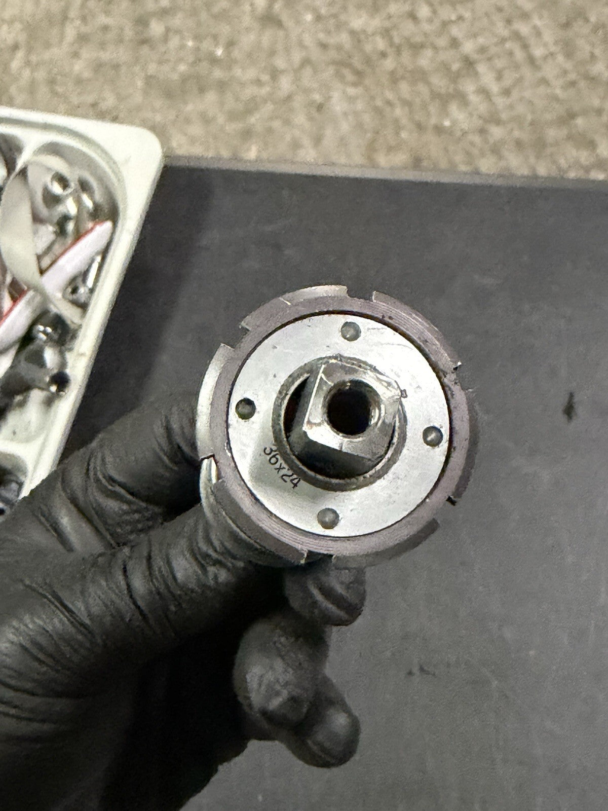 S Vintage Italian Ita Bottom Bracket Bb Missing Lock Ring