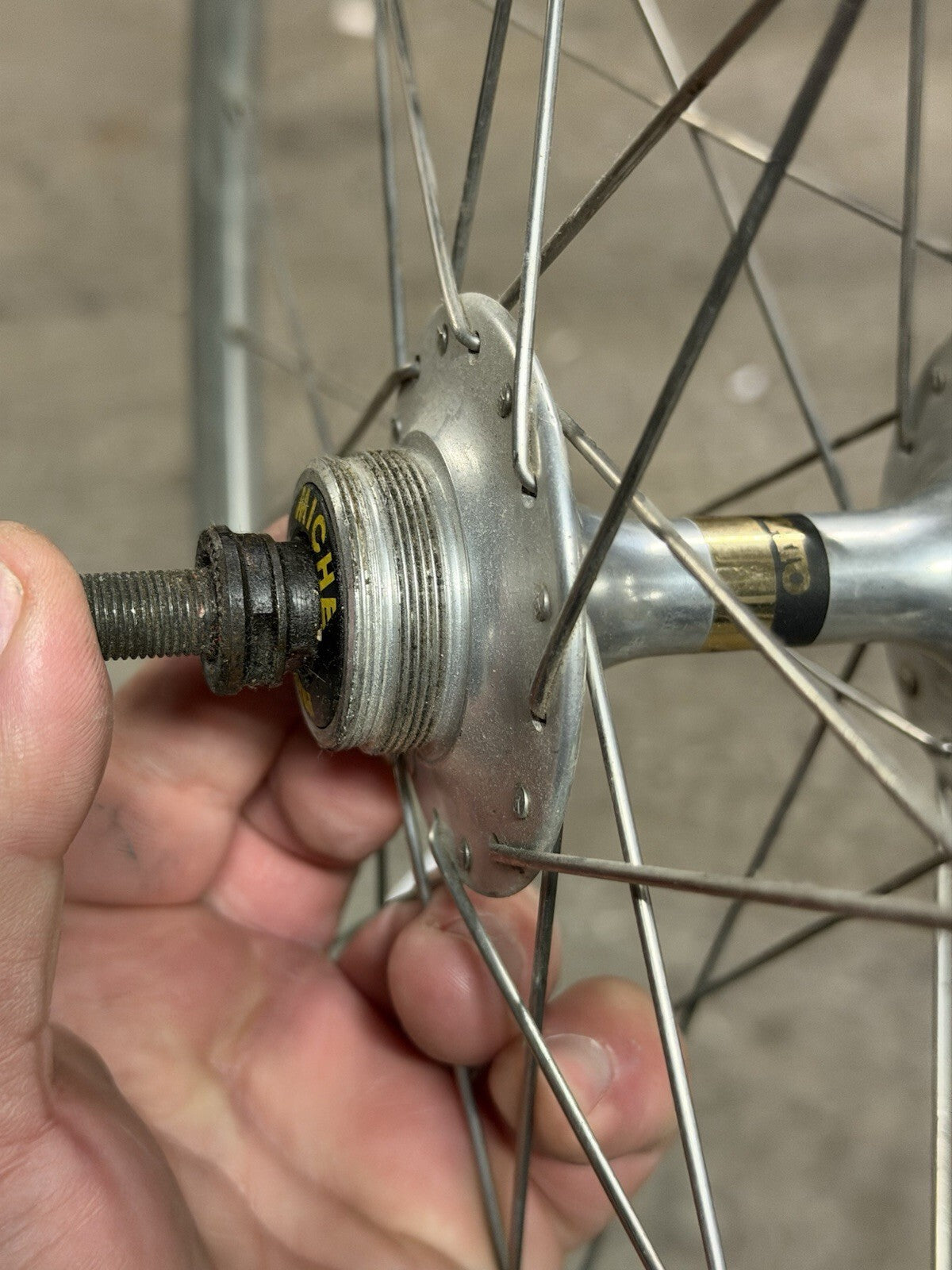 Tubular Miche Rear Track Pista Wheel Campagnolo Rim - view 3