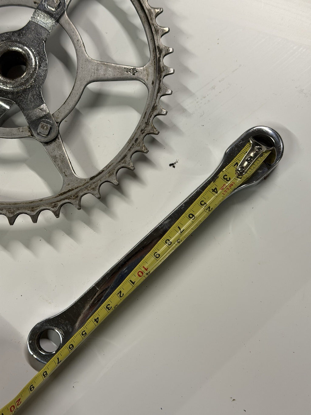 Vintage Bike Crankset Single Chainring