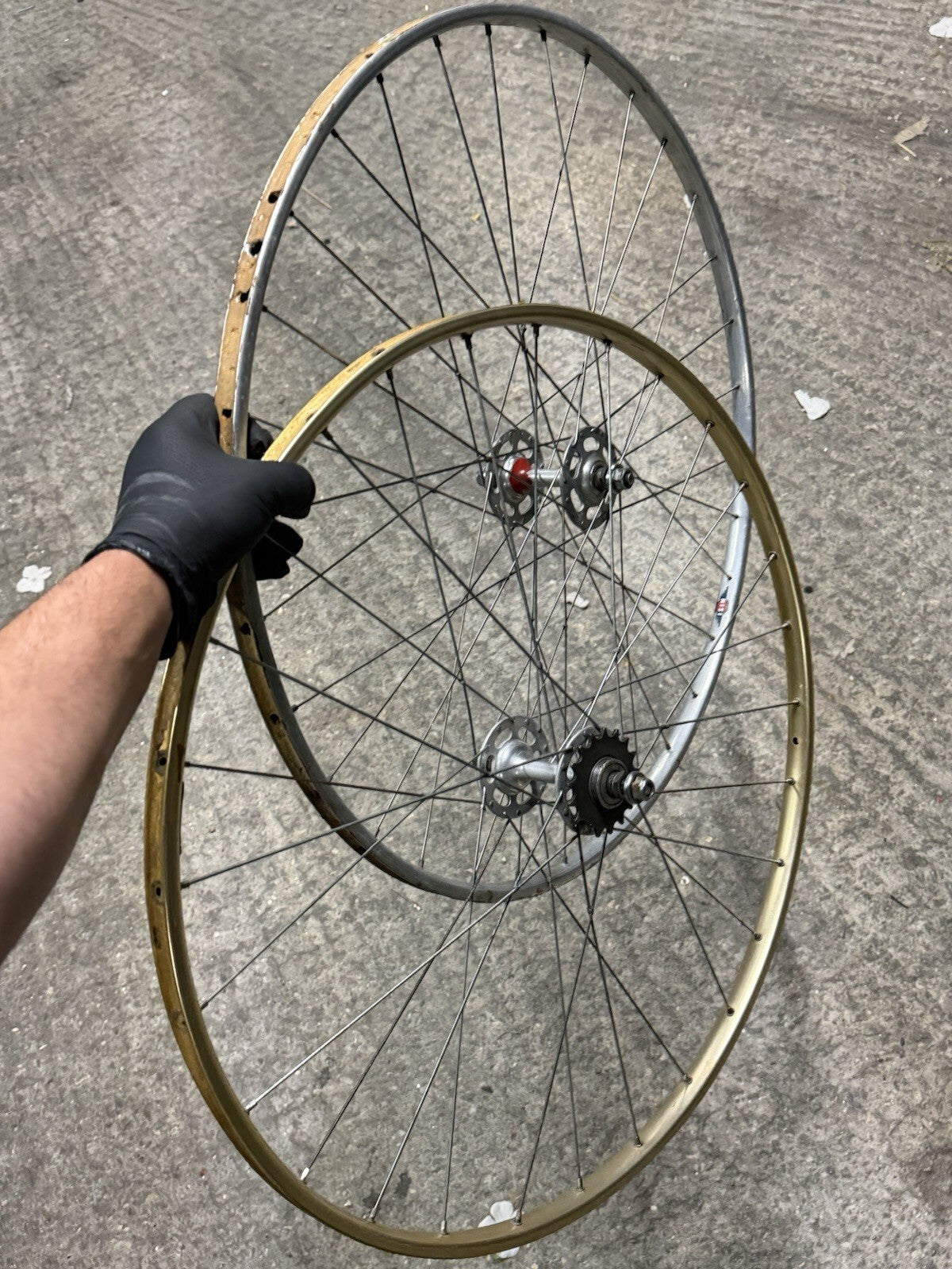 Campagnolo Pista Vintage Track Wheelset – Record Tubular - product photo | Miclo Bikes