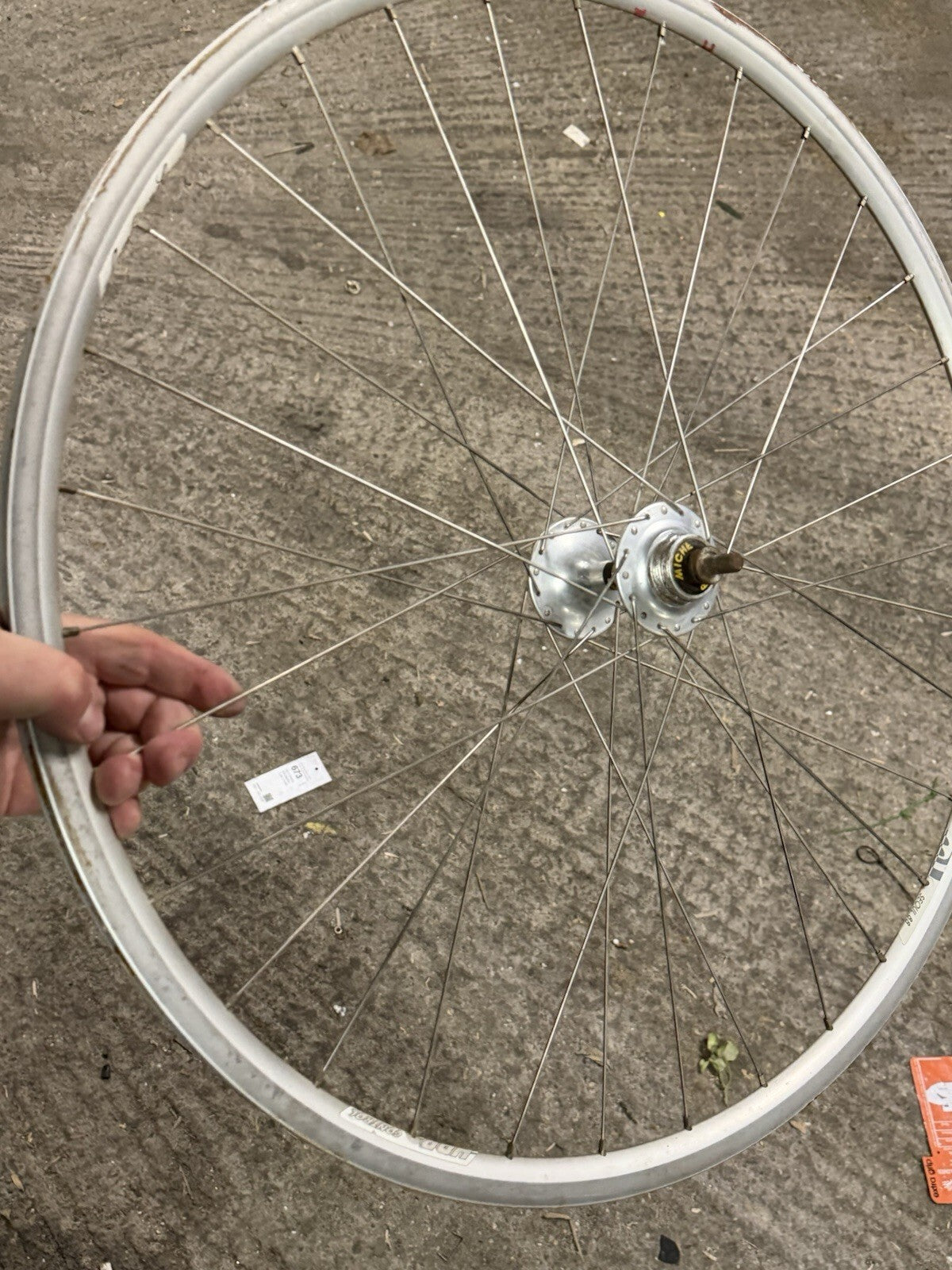 Tubular Miche Rear Track Pista Wheel Campagnolo Rim