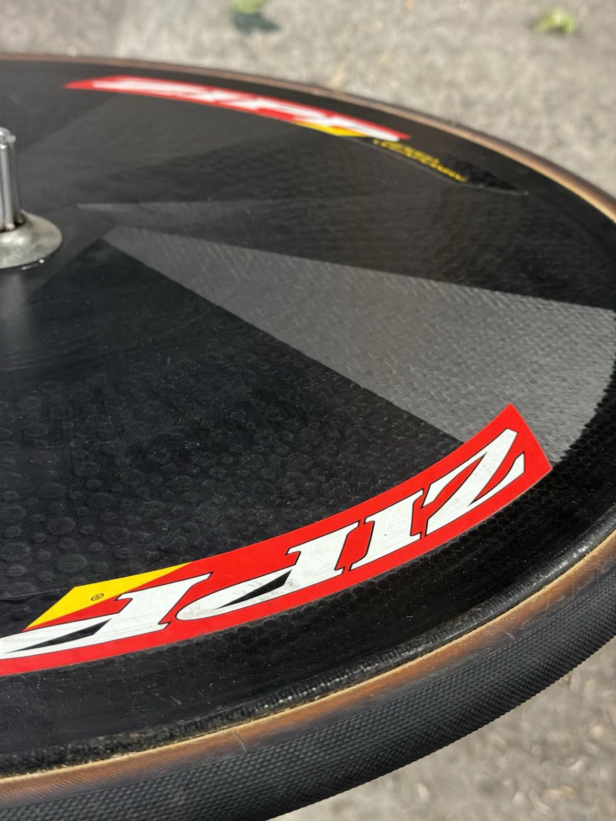 Zipp Rear Road Disc Wheel Tubular Can Be Converted To Track With Correct Axle