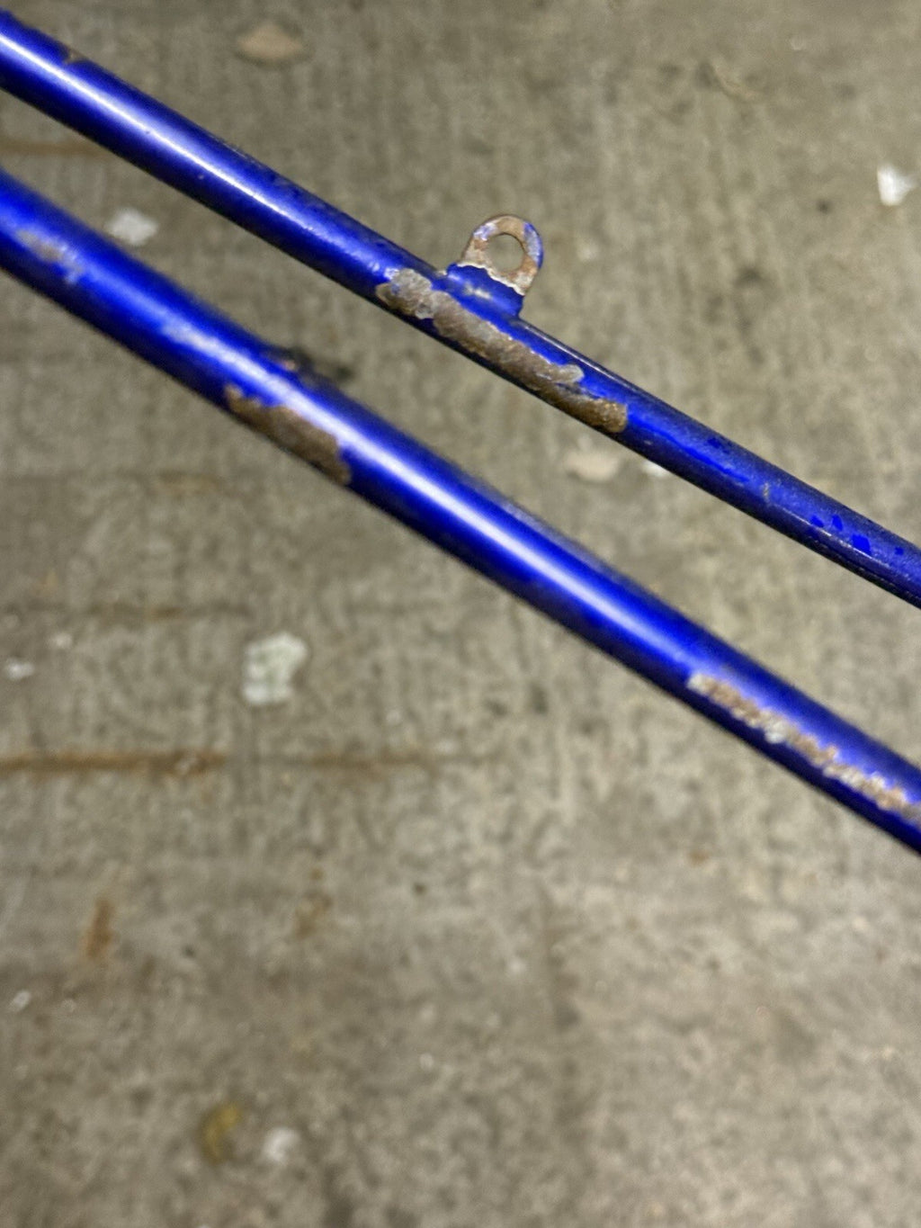 Classic Higgins Steel Road Frameset Rust On Forks Repainted  Size L