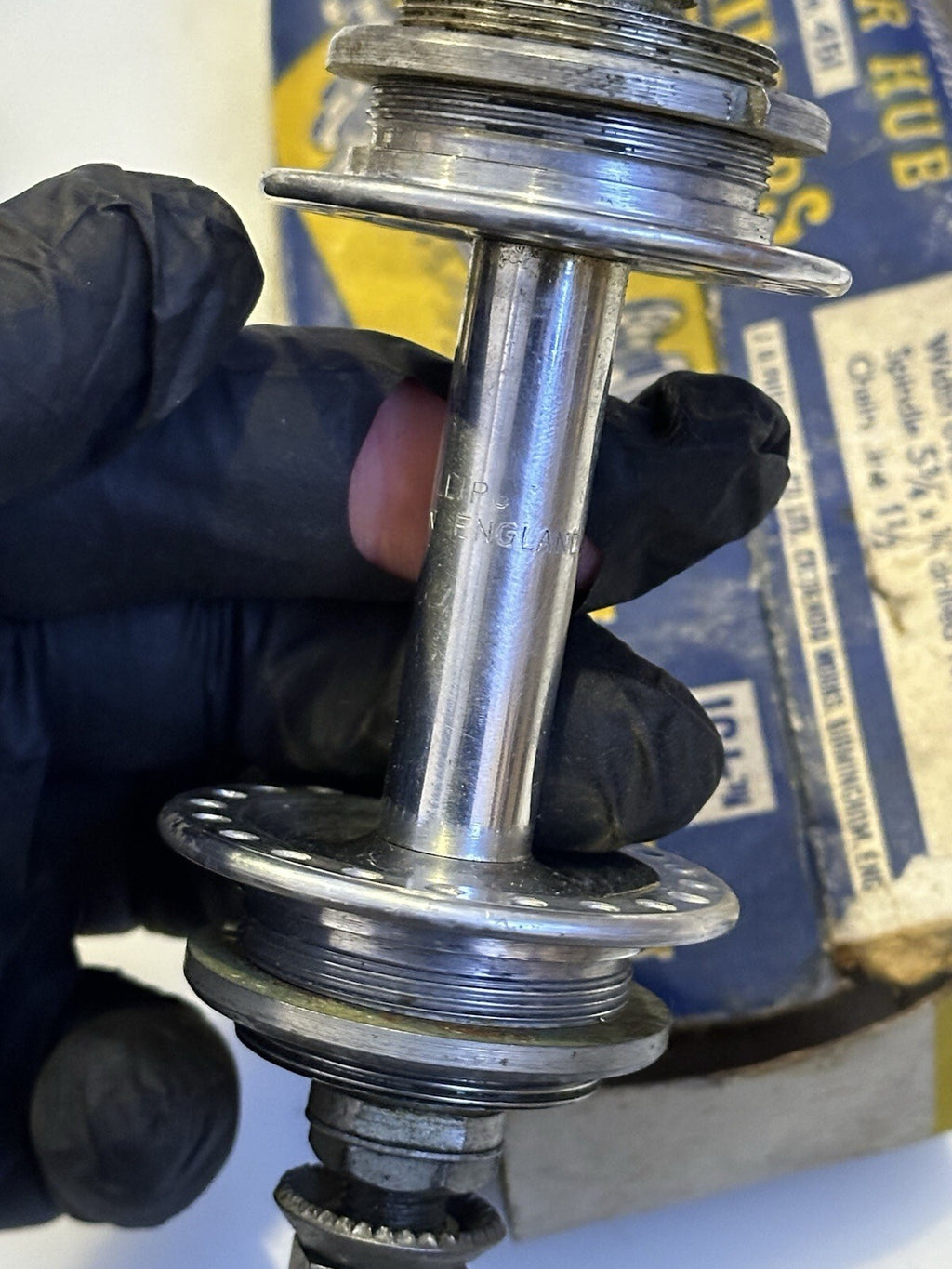 Rare Vintage Phillips Philite Track Hubs Front And Rear