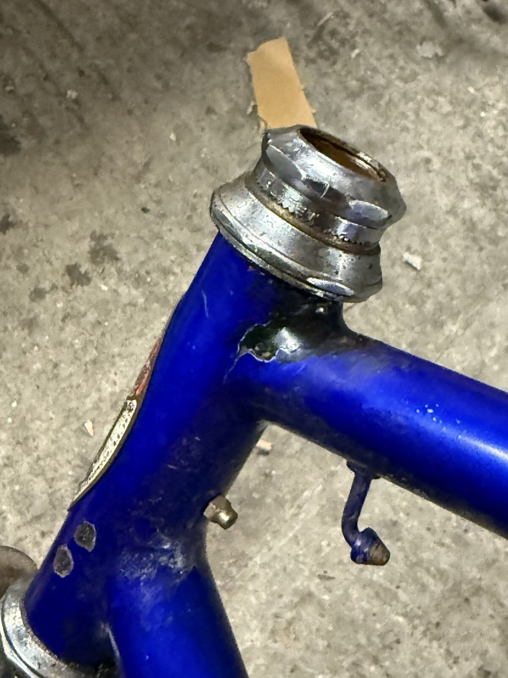 Classic Higgins Steel Road Frameset Rust On Forks Repainted  Size L