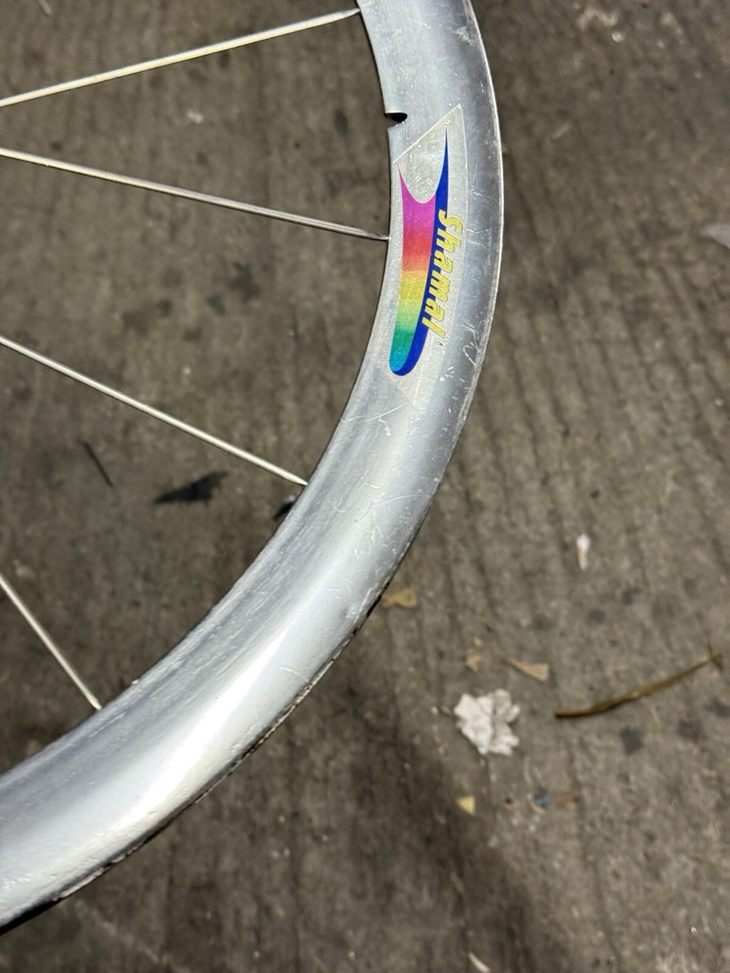 Rare Campagnolo Shamal Front Wheel 1st Gen Pista 650c Tubular