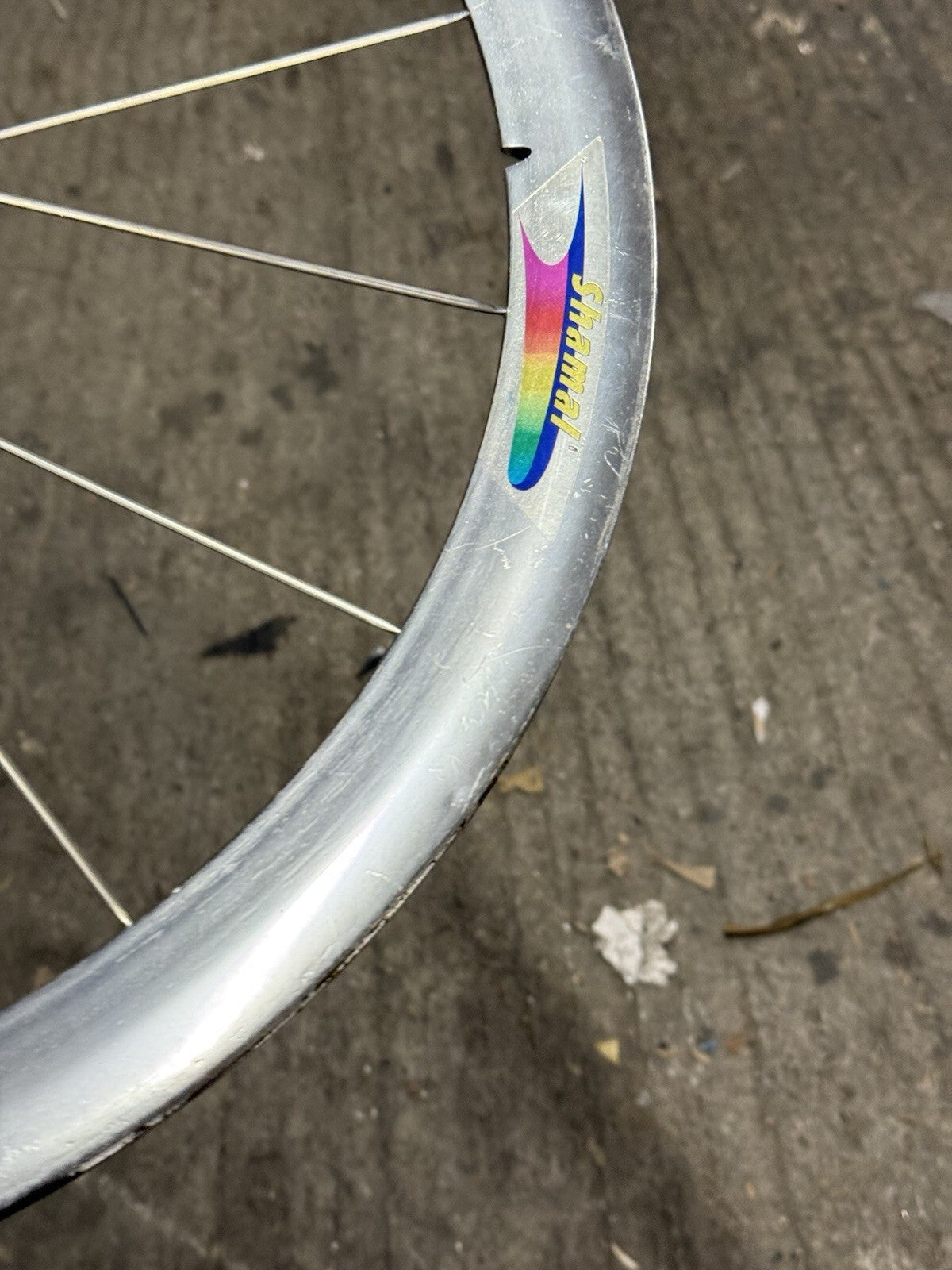 Rare Campagnolo Shamal Front Wheel 1st Gen Pista 650c Tubular
